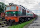 "Гагарин" Тепловоз M62BF-3104 с полувагонами