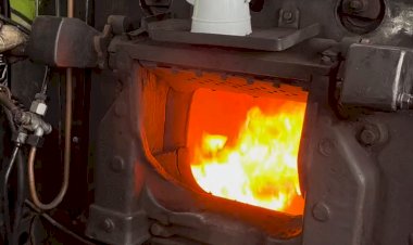 Завариваем чаёк на паровозной топке