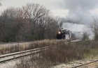 Прицепка паровоза к тормозному вагону кабузу