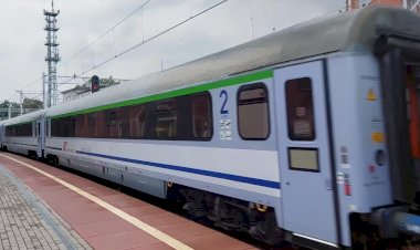 Ополе Главное, прибытие поезда на станцию