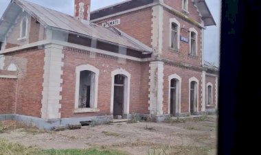 Заброшенный вокзал станции Афумати