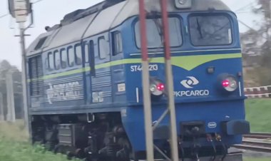 "Польская М62" Тепловоз ST44-1213 следует резервом без поезда
