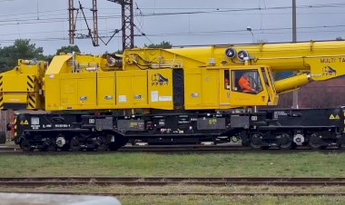 Новейший Рельсоукладочный кран Мульти Таскер KRC 1200