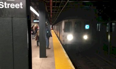 Кто первый? Одновременное прибытие поездов на станцию72-я улица, Нью-Йоркского метро