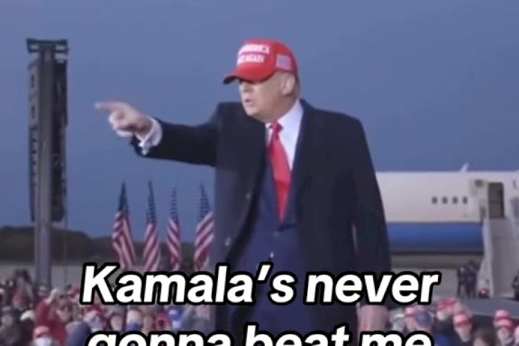 Kamala's never gonna beat me in November