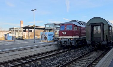 Хальберштадт, Тепловоз ТЭ109 следует резервом