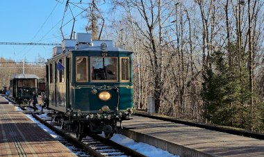 Раритет из 1913 года. Двухосный моторный вагон Ganz