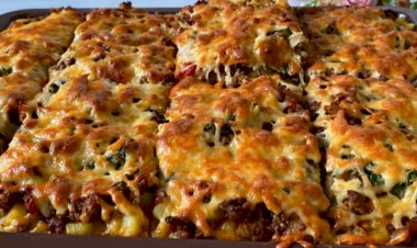 Когда блюдо подошло к столу / вкуснейшая запеканка с картофелем и фаршем