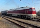Тепловоз ТЭ109 с одним грузовым вагоном