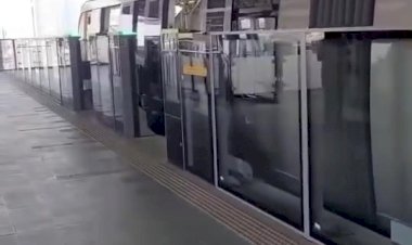 Землетрясение в Бангкоке, вагоны наземного метро ходят ходуном от толчков