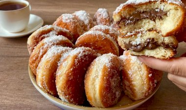 Пончики мягкие как пух, а вкус потрясающий