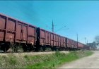 "Костинброд" Электровозы Шкода ЧС2 с полувагонами и локомотивом толкачом сзади