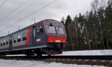 Редкость! автомотриса АЧ2-087 с приветливой бригадой на БМО