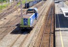 Польский тепловоз SM42-1291 6Dg отправление резервом  со станции