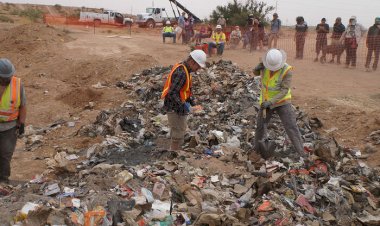 Необычные раскопки в Аламогордо (США) на городской свалке