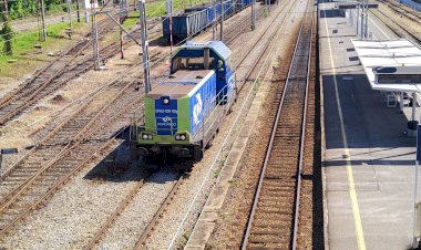 Польский тепловоз SM42-1291 6Dg отправление резервом  со станции