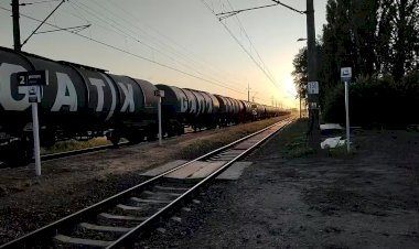 Электровоз Traxx 5 170 144-7 Orlen koltrans с бочками