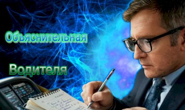 Объяснительная водителя!