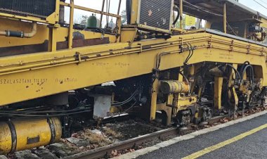 Работа ВПР выправочно-подбивочно-рихтовочной машины