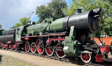 Фотопрогулка по железнодорожному музею в Риге.