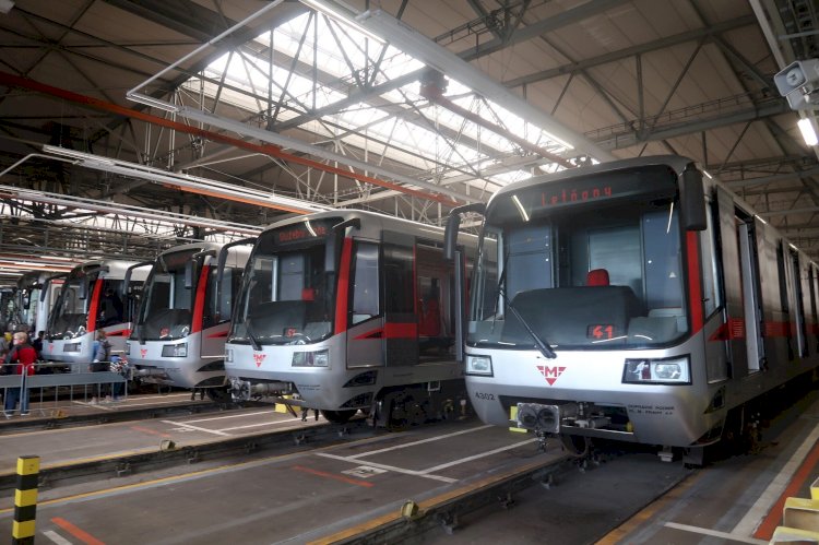 Пражское метро, депо Качеров день открытых дверей.