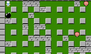 Bomberman, 1 уровень, спецбонус - "Маска богини".mp4