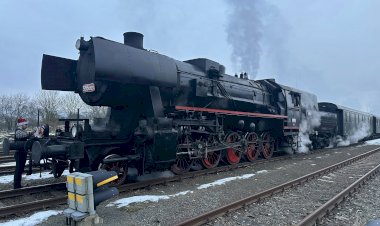 Паровоз 555.0153 Немка на станции Чернице