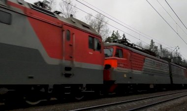 Двойная тяга! 2ЭС6-1514 и ВЛ11-096Б/098А/096А с грузовым поездом