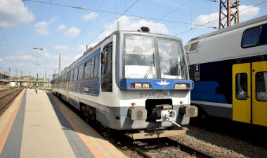 Рельсовый автобус РА-В 416 037 в Венгрии