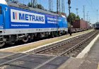 Электровоз Вектрон с контейнерным поездом