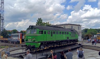 Тепловоз М62-1286 на поворотном круге